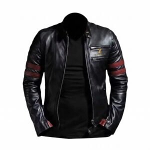 Men Motorcycle Slim Fit Jacket